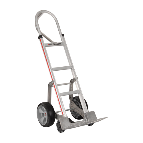 Self-Stabilizing Hand Truck, P-Handle Handle, Aluminum, 55'' Height, 500 lbs. Capacity Seaboard Timber Mart