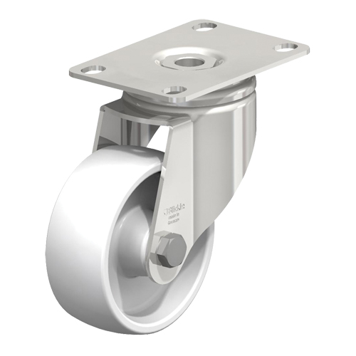 Impact-Resistant Caster, Swivel, 3-1/8" (79.5 mm), Nylon, 265 lbs. (120 kg.) Seaboard Timber Mart