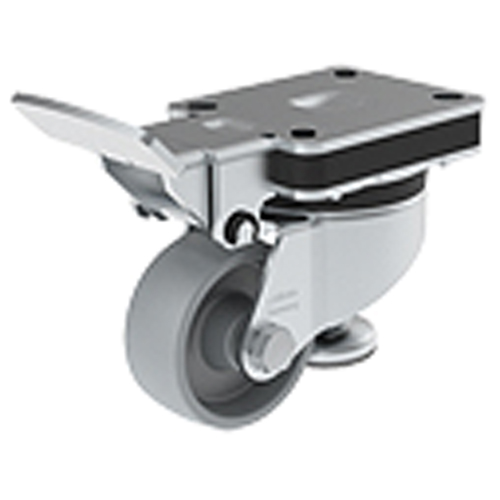 Heavy-Pressed Caster, Swivel, 3" (76 mm), Steel, 660 lbs. (300 kg.) Seaboard Timber Mart