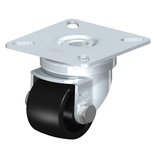 Low-Profile Caster, Swivel, 1-3/8" (35 mm), Nylon, 165 lbs. (75 kg.) Seaboard Timber Mart