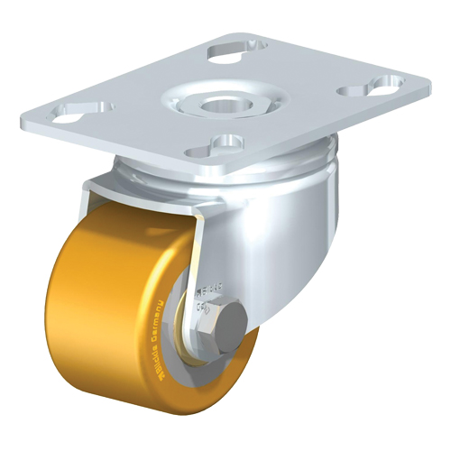 Low-Profile Caster, Swivel, 2" (51 mm), Polyurethane, 330 lbs. (150 kg.) Seaboard Timber Mart