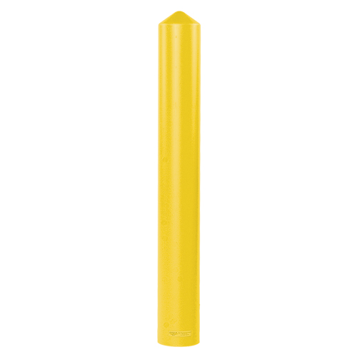 Smooth Bollard Cover, 6" Dia. x 56" L, Yellow Seaboard Timber Mart
