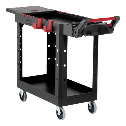Heavy-Duty Adaptable Utility Cart, 2 Tiers, 25-1/5" x 36" x 51-1/2", 500 lbs. Capacity Seaboard Timber Mart