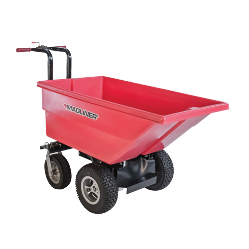 Motorized Tilt Truck, 6 pi³ Capacity, 40" H x 25" W x 56" D Seaboard Timber Mart