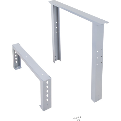 Industrial Duty Leg for Workbench, Steel, 30" D x 34" H, Single Seaboard Timber Mart