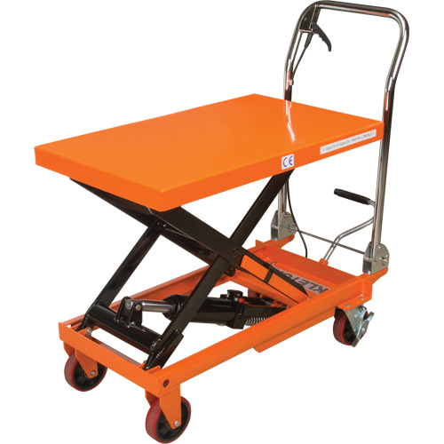 Hydraulic Scissor Lift Table, 32" L x 19-3/4" W, Steel, 660 lbs. Capacity Seaboard Timber Mart