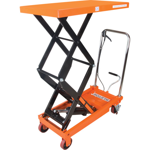 Hydraulic Scissor Lift Table, 35-3/4" L x 19-3/4" W, Steel, 770 lbs. Capacity Seaboard Timber Mart