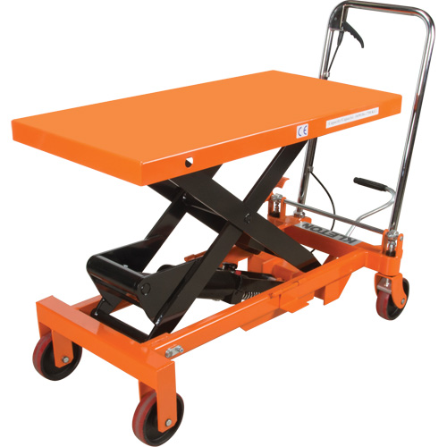 Hydraulic Scissor Lift Table, 39-1/2" L x 20" W, Steel, 1650 lbs. Capacity Seaboard Timber Mart
