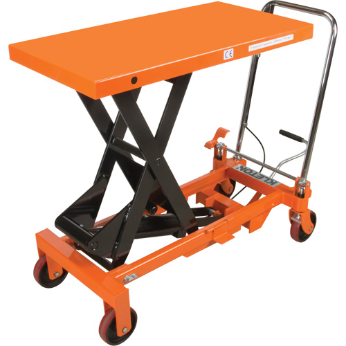 Hydraulic Scissor Lift Table, 39-1/2" L x 20" W, Steel, 1650 lbs. Capacity Seaboard Timber Mart
