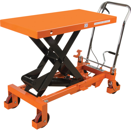 Table &eacute;l&eacute;vatrice &agrave; ciseaux hydraulique, 40" lo x 20 " la, Acier, Capacit&eacute; 2200 lb Seaboard Timber Mart