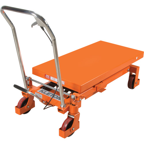 Table &eacute;l&eacute;vatrice &agrave; ciseaux hydraulique, 40" lo x 20 " la, Acier, Capacit&eacute; 2200 lb Seaboard Timber Mart