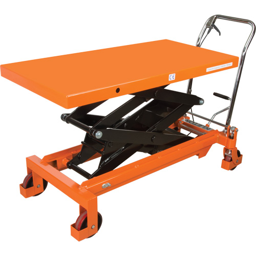 Hydraulic Scissor Lift Table, 48" L x 24" W, Steel, 1540 lbs. Capacity Seaboard Timber Mart