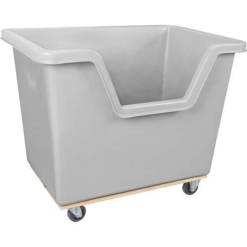 Easy Access Box Truck, Polyethylene, 45-3/4" L x 31-1/4" W x 37-3/4" H, 22 cu. ft. Volume, 1000 lbs. Capacity Seaboard Timber Mart