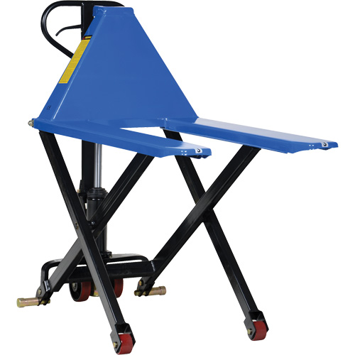 Hydraulic & Manual Skid Scissor Lift, 47" L x 27" W, Steel, 2200 lbs. Capacity Seaboard Timber Mart