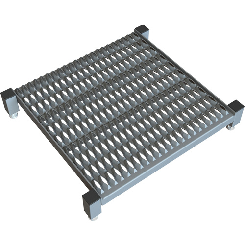 Plateforme de travail en une &eacute;tape &agrave; hauteur r&eacute;glable, 24" la x 24" pr, Capacit&eacute; de 800 lb, Enti&egrave;rement soud&eacute; Seaboard Timber Mart