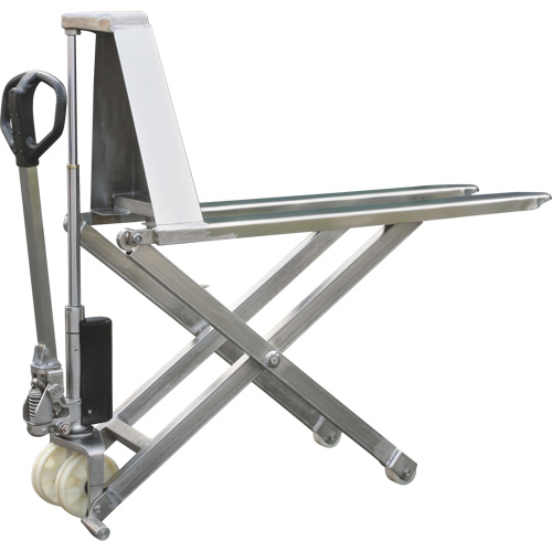 Eco Scissor Skid Lift, 45" L x 21" W, Stainless Steel, 2200 lbs. Capacity Seaboard Timber Mart