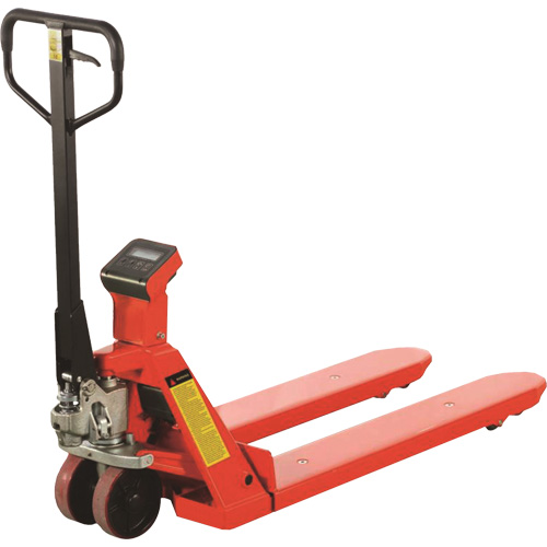 Eco Weigh-Scale Pallet Truck, 45" L x 22.5" W, 4400 lbs. Cap. Seaboard Timber Mart