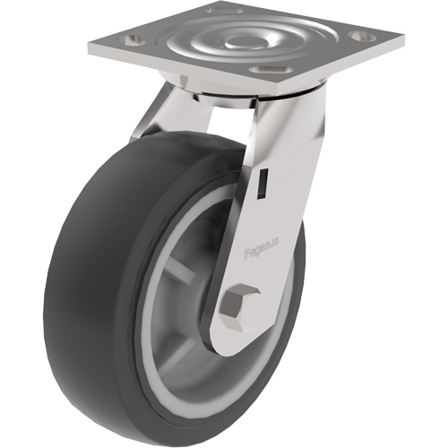 21 Series Medium-Duty Caster, Rigid, 4" (101.6 mm), Polypropylene, 500 lbs. (227 kg.) Seaboard Timber Mart