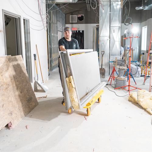Chariot pour placopl&acirc;tre Wall Hauler s&eacute;rie 3000 Seaboard Timber Mart
