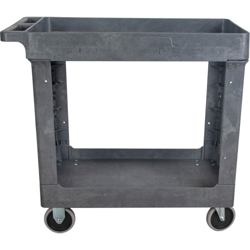 Utility Service Cart, 2 Tiers, 16-1/2" x 32-1/2" x 34-1/2", 550 lbs. Capacity Seaboard Timber Mart