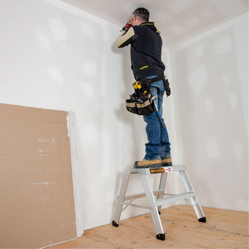 Poste de travail chevalet de sciage portatif, Cadre Aluminium, 12-1/4" p x 24" h Seaboard Timber Mart