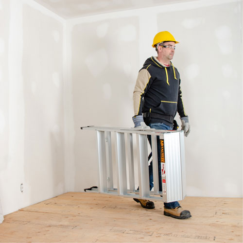 Poste de travail chevalet de sciage portatif, Cadre Aluminium, 12-1/4" p x 48" h Seaboard Timber Mart