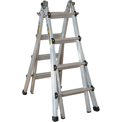 Telescoping Multi-Position Ladder, Aluminum, 300 lbs., CSA Grade 1A Seaboard Timber Mart