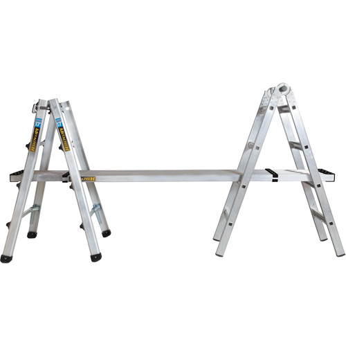 Telescoping Multi-Position Ladder, Aluminum, 300 lbs., CSA Grade 1A Seaboard Timber Mart