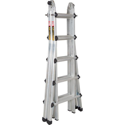 Telescoping Multi-Position Ladder, Aluminum, 300 lbs., CSA Grade 1A Seaboard Timber Mart