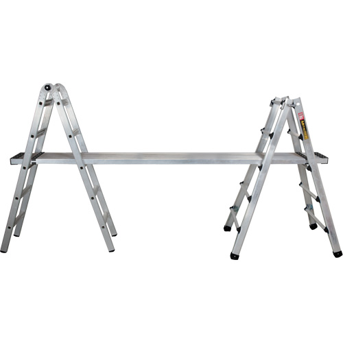 Telescoping Multi-Position Ladder, Aluminum, 300 lbs., CSA Grade 1A Seaboard Timber Mart