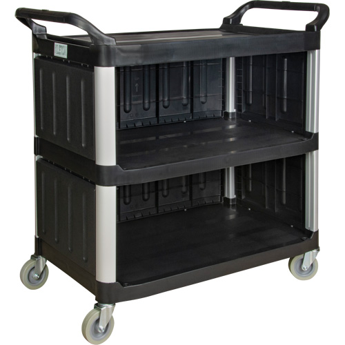 Chariot utilitaire, 3 tiers, 19-3/4" x 37-1/2" x 40-1/4", Capacit&eacute; 250 lb Seaboard Timber Mart