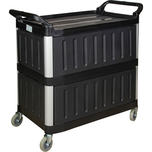 Chariot utilitaire, 3 tiers, 19-3/4" x 37-1/2" x 40-1/4", Capacit&eacute; 250 lb Seaboard Timber Mart