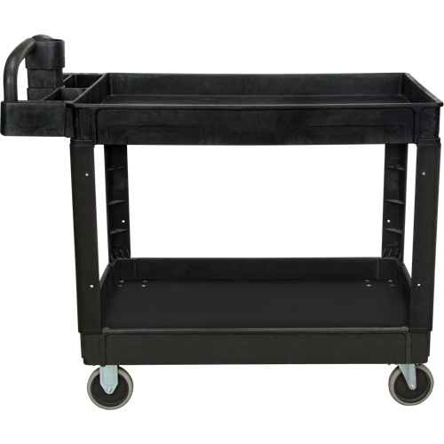 Utility Cart, 2 Tiers, 25-5/8" x 33-1/2" x 43-3/4", 550 lbs. Capacity Seaboard Timber Mart