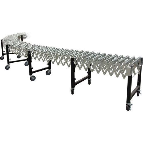 Convoyeur extensible, 23" la x 24' lo, Capacit&eacute; de 200 lb par pi lin. Seaboard Timber Mart