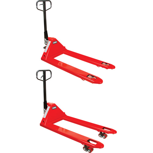 Manual Pallet Truck, Steel, 48" L x 27" W, 5500 lbs. Capacity Seaboard Timber Mart