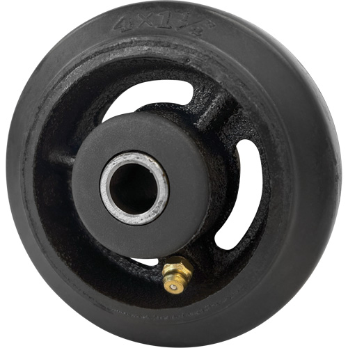Mold-On Rubber Wheel, 4" (102 mm) Dia. x 1-1/2" (38 mm) W, 350 lbs. (158 kg.) Capacity Seaboard Timber Mart