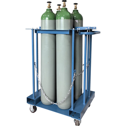 Support de rangement pour 4 cylindres pour chariot &eacute;l&eacute;vateur Seaboard Timber Mart