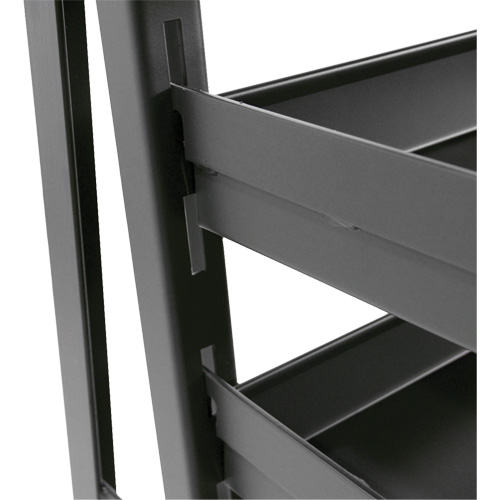 Single-Sided Heavy Duty A-Frame Cart with 6 Trays, 38" x 25" x 63", 2500 lbs. Capacity Seaboard Timber Mart