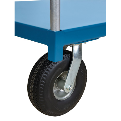 Outdoor Platform Truck, 96" L x 48" W, 1200 lbs. Capacity, Flat Free Casters Seaboard Timber Mart