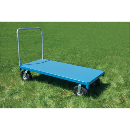 Outdoor Platform Truck, 96" L x 48" W, 1200 lbs. Capacity, Flat Free Casters Seaboard Timber Mart