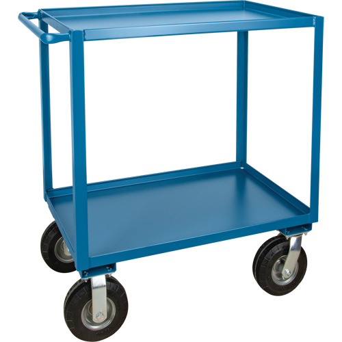 Outdoor Shelf Cart, 2 Tiers, 24" W x 39" H x 51" D, 1200 lbs. Capacity Seaboard Timber Mart