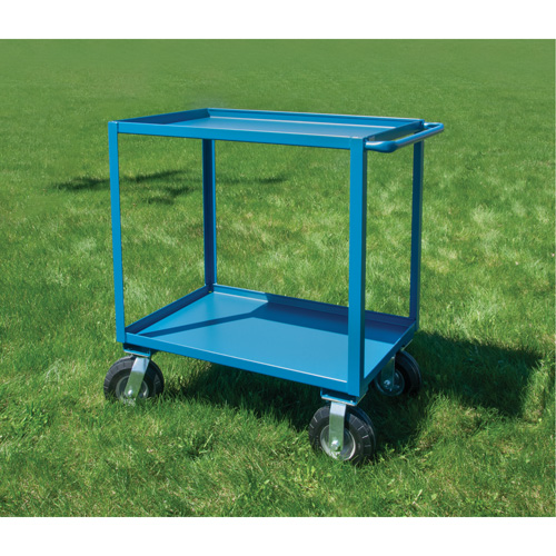 Outdoor Shelf Cart, 2 Tiers, 24" W x 39" H x 51" D, 1200 lbs. Capacity Seaboard Timber Mart