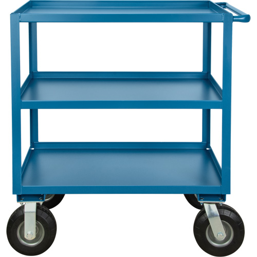 Outdoor Shelf Cart, 3 Tiers, 24" W x 39" H x 39" D, 1200 lbs. Capacity Seaboard Timber Mart