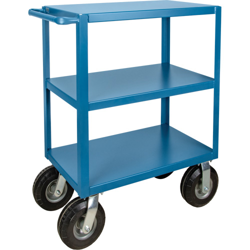 Outdoor Shelf Cart, 3 Tiers, 24" W x 39" H x 51" D, 1200 lbs. Capacity Seaboard Timber Mart