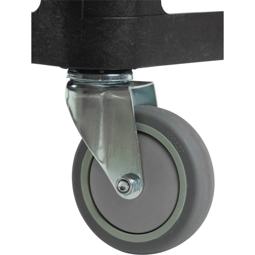 Utility Cart with Flat Shelf, 3 Tiers, 18-1/8" x 37-3/8" x 27-3/4", 330 lbs. Capacity Seaboard Timber Mart