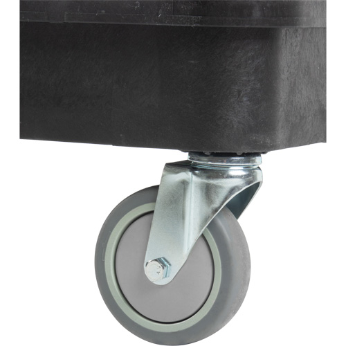 Utility Cart with Deep Lip Shelf, 3 Tiers, 19" x 39-1/2" x 28-1/4", 330 lbs. Capacity Seaboard Timber Mart