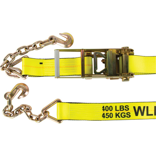 Winch Strap, Chain Anchor, 30' W x 3" L, 5400 lbs. (2449 kg) Working Load Limit Seaboard Timber Mart