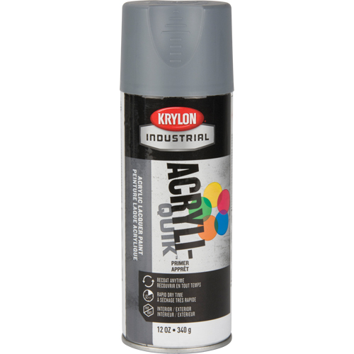 Laque industrielle Acryli-Quik, Gris, Tr&egrave;s mat, 12 oz, Canette a&eacute;rosol Seaboard Timber Mart