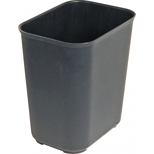 Fire Resistant Wastebasket, 14 Quarts, Fiberglass Seaboard Timber Mart