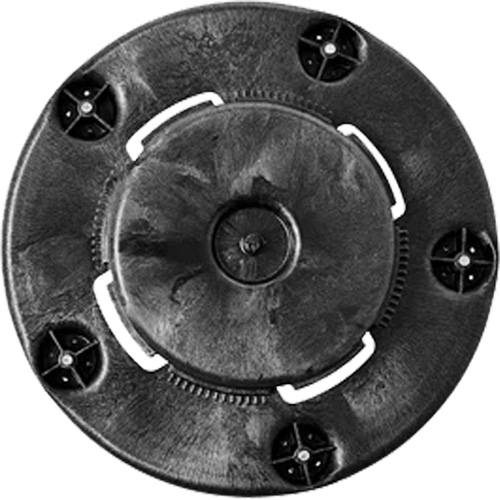 Brute&reg; Dolly, Polyethylene, Black, Fits: 20 - 55 US Gal. Seaboard Timber Mart